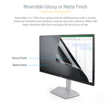 StarTech.com 28-inch 16:9 Computer Monitor Privacy Filter, Anti-Glare Privacy Screen w/51% Blue Light Reduction, Monitor Screen Protector w/+/- 30 Deg. Viewing Angle