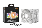 be quiet! LIGHT WINGS LX 120mm PWM High Speed 3-Pack White Computer case Fan 12 cm 3 pc(s)