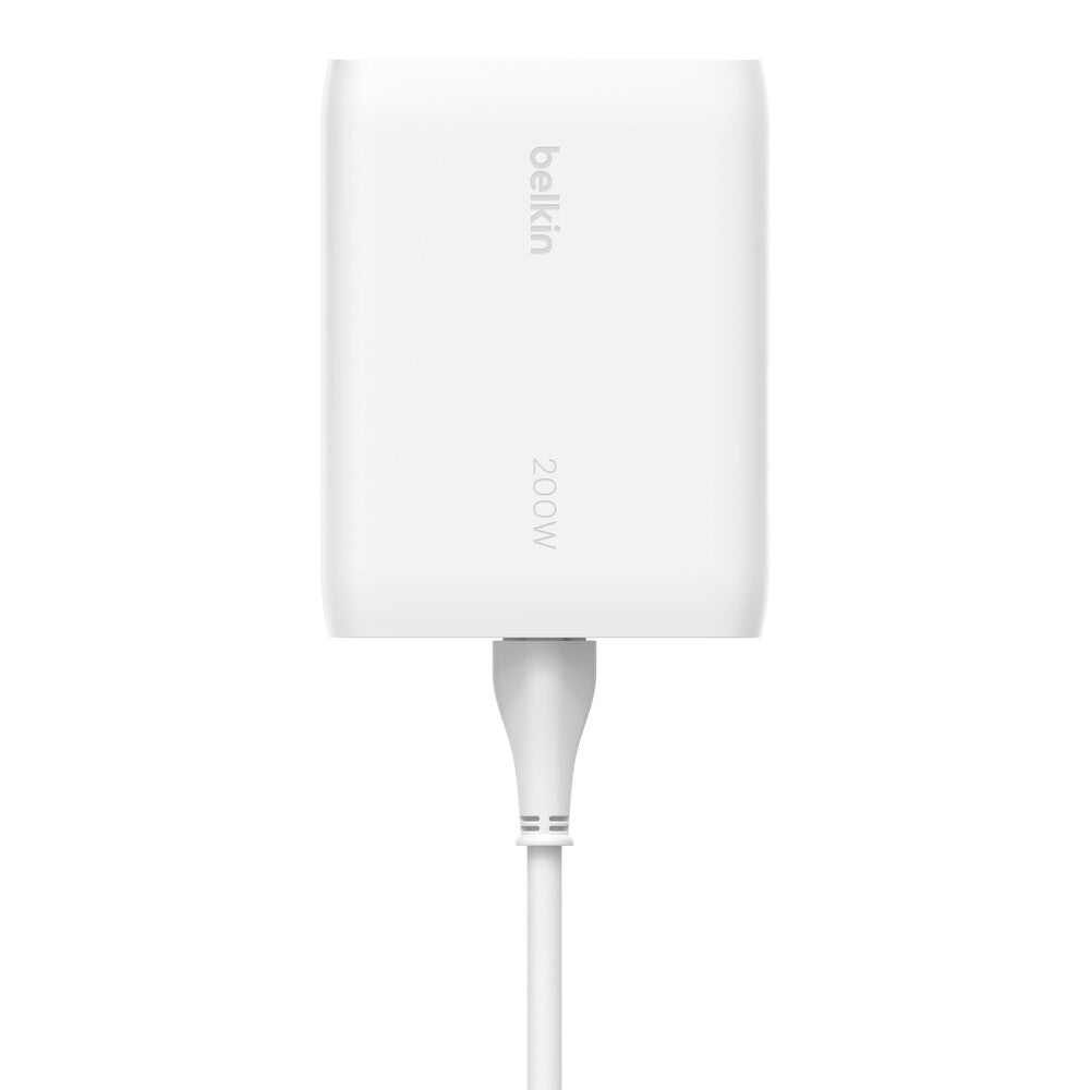 Belkin WCH015MYWH mobile device charger Universal White AC Fast charging Indoor