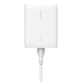 Belkin WCH015MYWH mobile device charger Universal White AC Fast charging Indoor