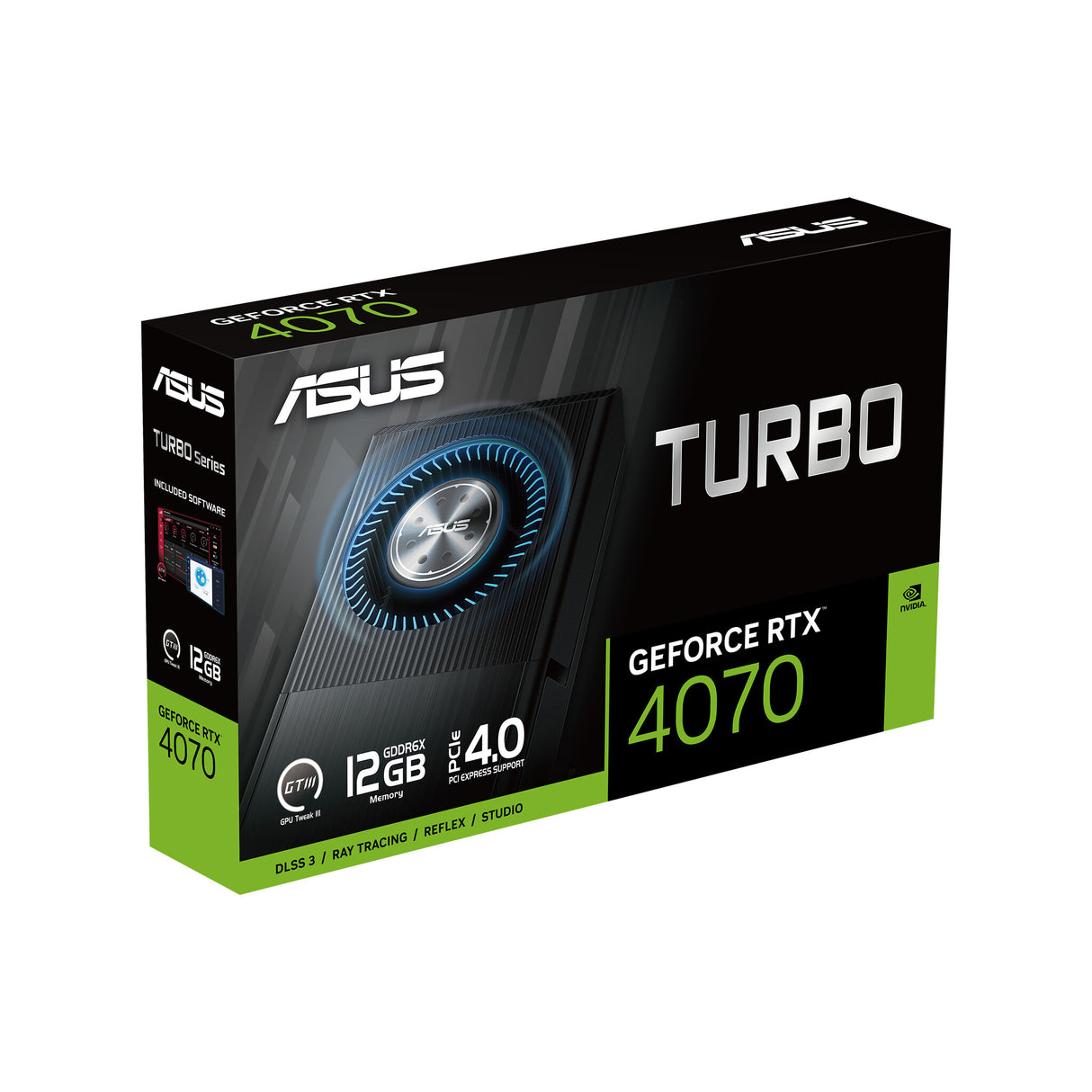 ASUS Turbo -RTX4070-12G NVIDIA GeForce RTX 4070 12 GB GDDR6X