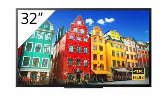Sony FW-32BZ30J1 Signage Display Digital signage flat panel 81.3 cm (32") LCD Wi-Fi 300 cd/m² 4K Ultra HD Black Built-in processor