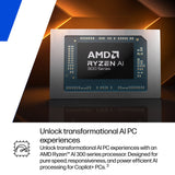 HP OmniBook X FlipNGAI 14-fk0004na Copilot+ PC AMD Ryzen AI 5 340 Hybrid (2-in-1) 35.6 cm (14") Touchscreen 2K 16 GB LPDDR5x-SDRAM 512 GB SSD Wi-Fi 7 (802.11be) Windows 11 Home Silver