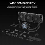Corsair Nautilus 360 RS Processor All-in-one liquid cooler 12 cm Black