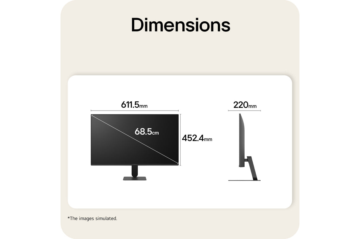 LG Monitor U4 27U411B-B 27-inch IPS Full HD 144Hz Monitor