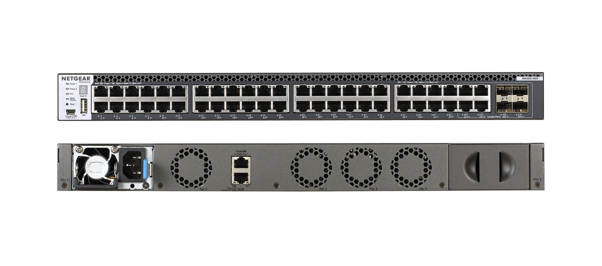 NETGEAR XSM4348CS Managed 10G Ethernet (100/1000/10000) 1U Grey