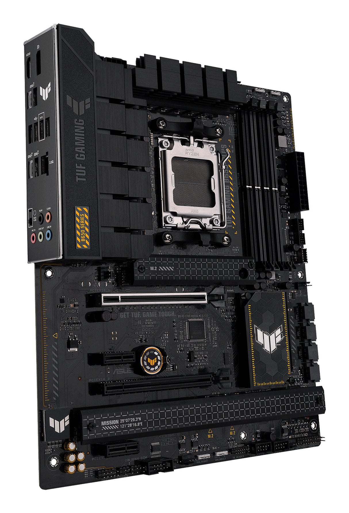 Asus TUF GAMING B650-PLUS, AMD B650, AM5, ATX, 4 DDR5, HDMI, DP, LAN 2,5G, PCIe5, 3x M.2