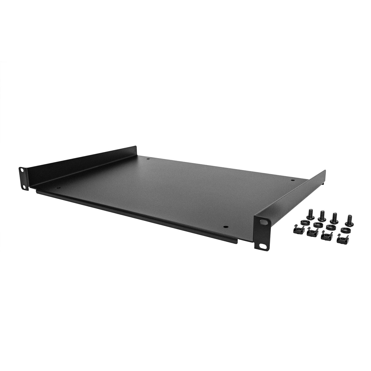 Server Rack Shelf Single StarTech.com 1U Server Rack Shelf - Universal Rack Mount Cantilever Sh ...