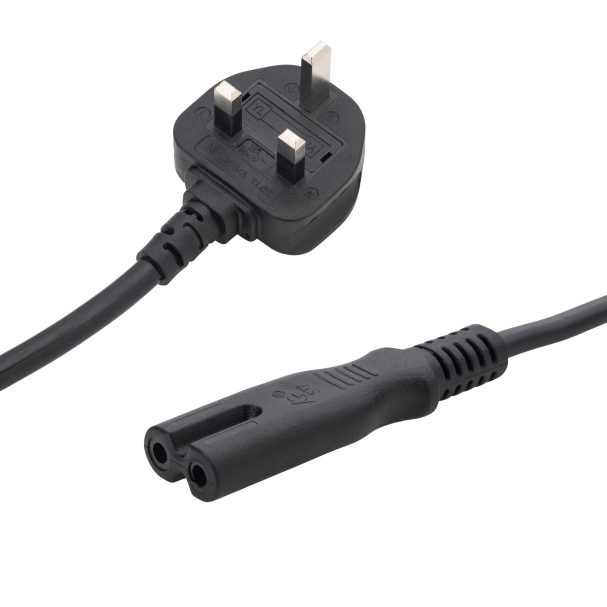 connektgear 2m UK Mains Power Cable - UK Plug to C7 (Figure 8) Socket