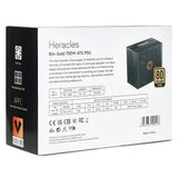 VIDA 750W Heracles Black ATX 3.1 Gaming PSU, 80+ Gold, Fully Modular, 14cm Ultra-Quiet FDM Fan, Flat Black Cables, PCIe 5.1, Power Lead Not Included