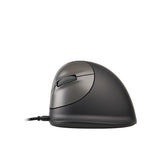 R-Go Tools Ergonomic mouse R-Go HE Break with break software, medium (hand size 165-185 mm), left-handed, Wired, black