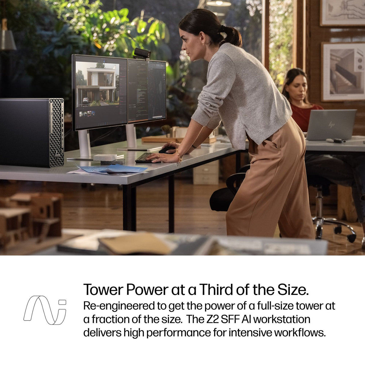 HP Z2 SFF G1i Wolf Pro Security Edition Intel Core Ultra 7 265K 48 GB DDR5-SDRAM 1 TB SSD NVIDIA RTX Pro 2000 Blackwell Windows 11 Pro Workstation AI Workstation, AI PC Black