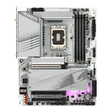 GIGABYTE Z790 AORUS ELITE AX ICE Motherboard - Supports Intel Core 13th CPUs, 16+1+2 Phases Digital VRM, up to 7600MHz DDR5, 4xPCIe 4.0 M.2, Wi-Fi 6E, 2.5GbE LAN , USB 3.2 Gen 2