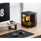 Jonsbo TK-0 BLACK computer case Black, Wood