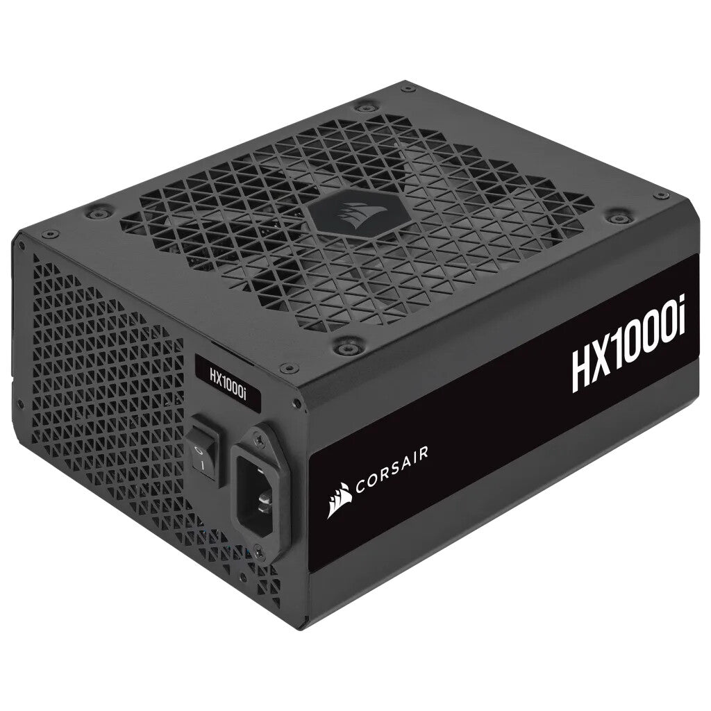 Bloc d'alimentation Corsair 1000 W HX1000i V2, ventilateur dynamique fluide, entièrement modulaire, bruit ultra faible, 80+ Platinum, ATX 3.0, PCIe 5.0