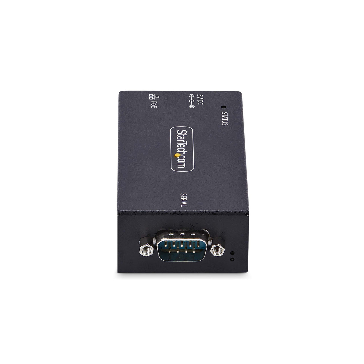 StarTech.com 1-Port Serial to Ethernet Adapter, 802.3af PoE IP Serial Device Server For Remote RS232 Devices, Wall/DIN Rail Mountable, RJ45 LAN to DB9 Serial Converter, TAA
