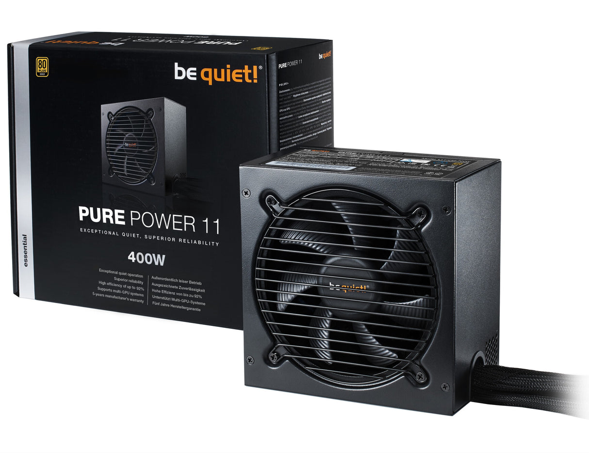 be quiet! Pure Power 11 400W power supply unit 20+4 pin ATX ATX Black