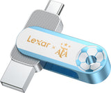 Lexar D500 128GB Solid State Dual Drive, Elite Legends Series, up to 400MB/s