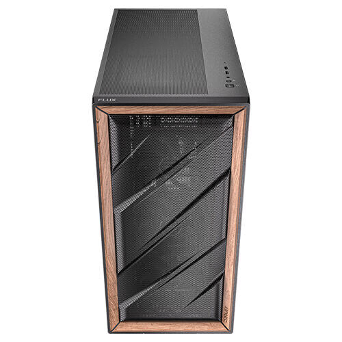 Antec 0-761345-10133-2 computer case Midi Tower Black, Wood