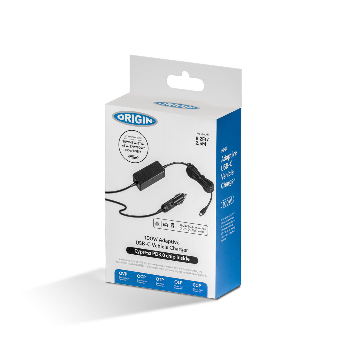 Origin Storage 100W USB C Car charger