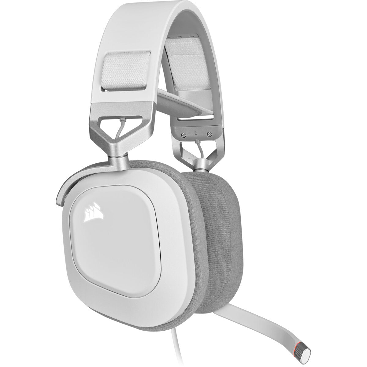 Corsair HS80 RGB USB Headset Wired Handheld Gaming White