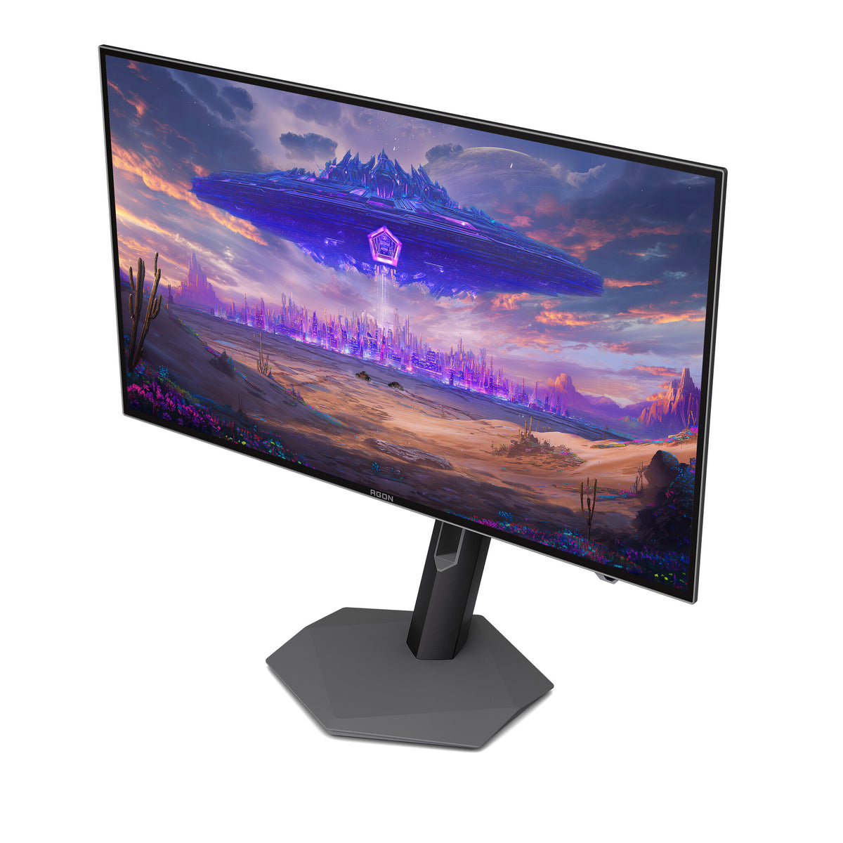 AOC AGON PRO AGP277QKDC computer monitor 67.3 cm (26.5") 2560 x 1440 pixels Quad HD OLED Grey
