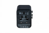 Verbatim 49544 power plug adapter Universal Black