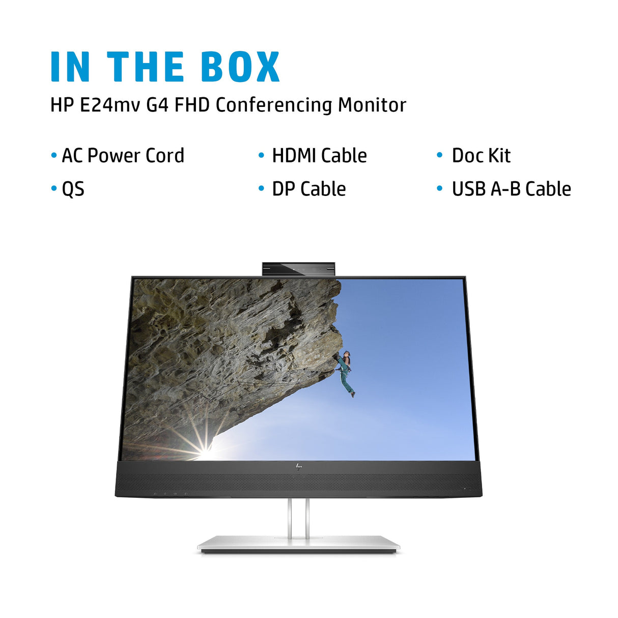 HP E24mv G4 FHD Conferencing Monitor