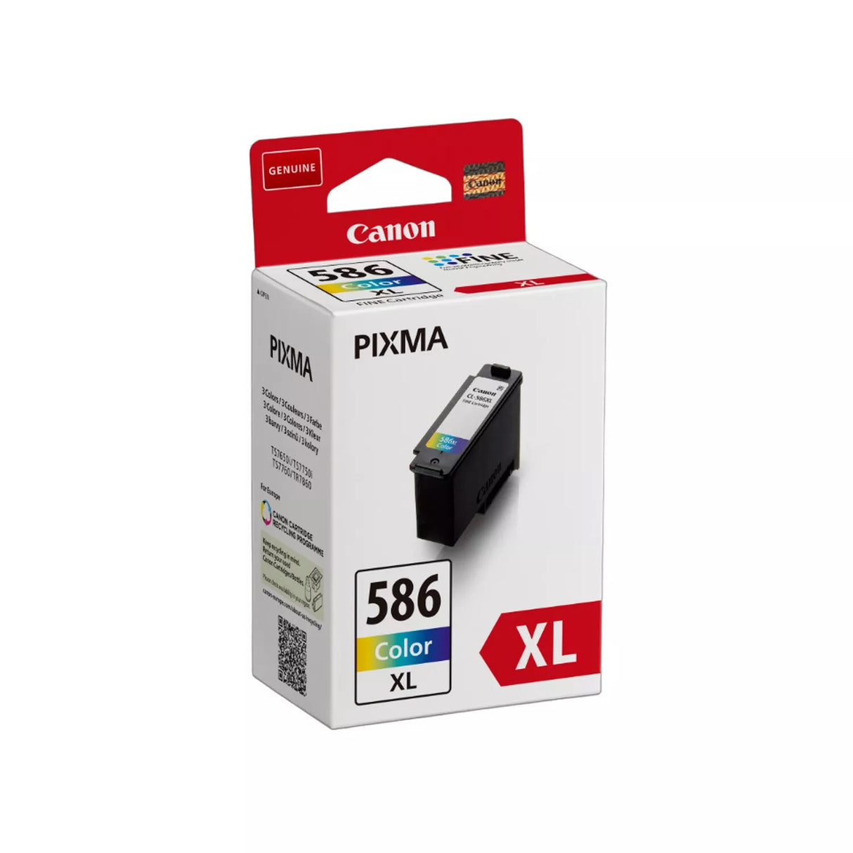 Canon CL-586XL ink cartridge 1 pc(s) Original High (XL) Yield Cyan, Magenta, Yellow