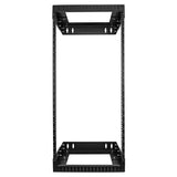 StarTech.com 24U 19" Wall Mount Network Rack - Adjustable Depth 12-20" 2 Post Open Frame Server Room Rack for AV/Data/ IT Communication/Computer Equipment/Switch w/Cage Nuts & Screws