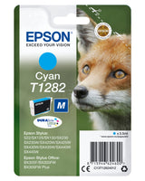 Epson Fox Singlepack Cyan T1282 DURABrite Ultra Ink