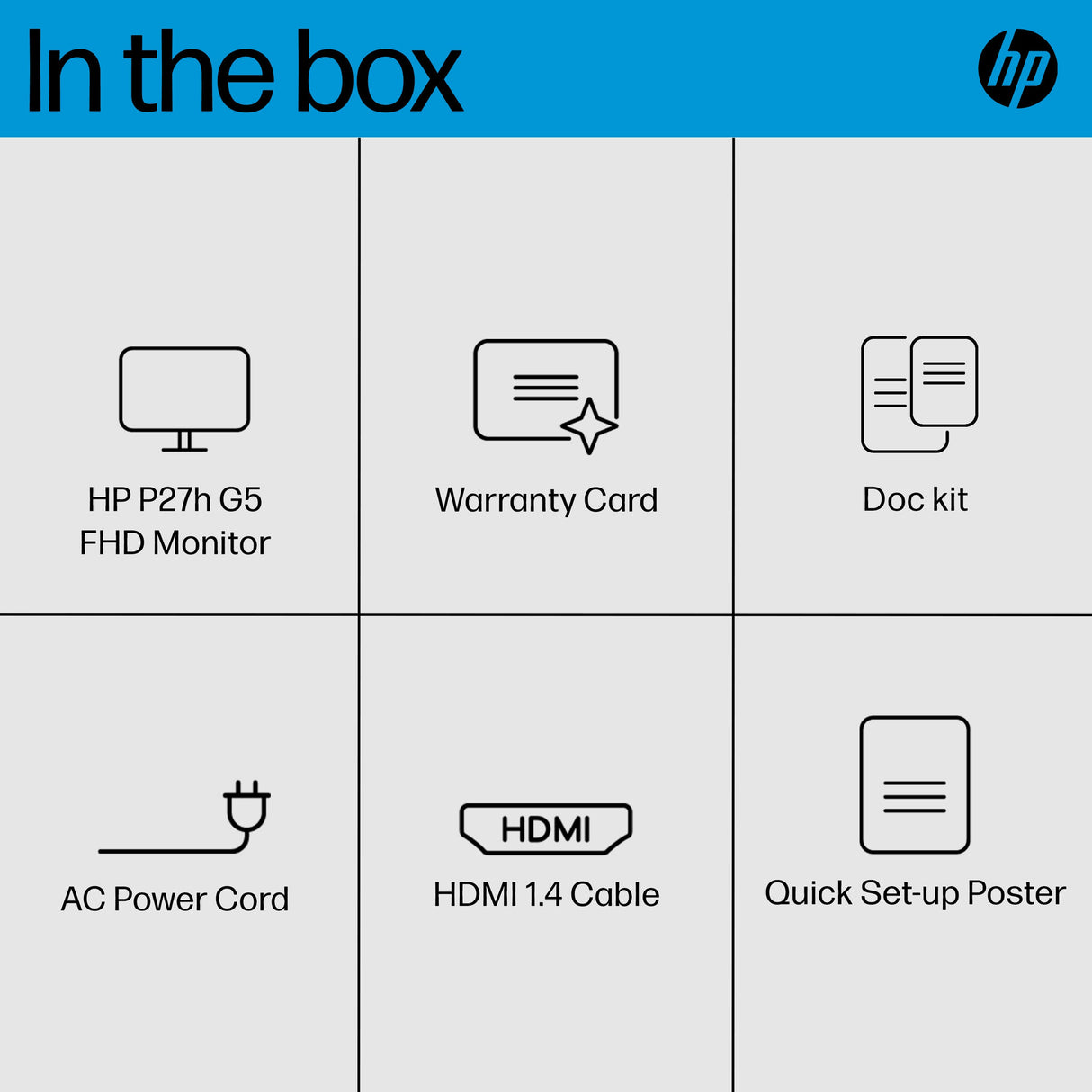 HP P27h G5 FHD Monitor