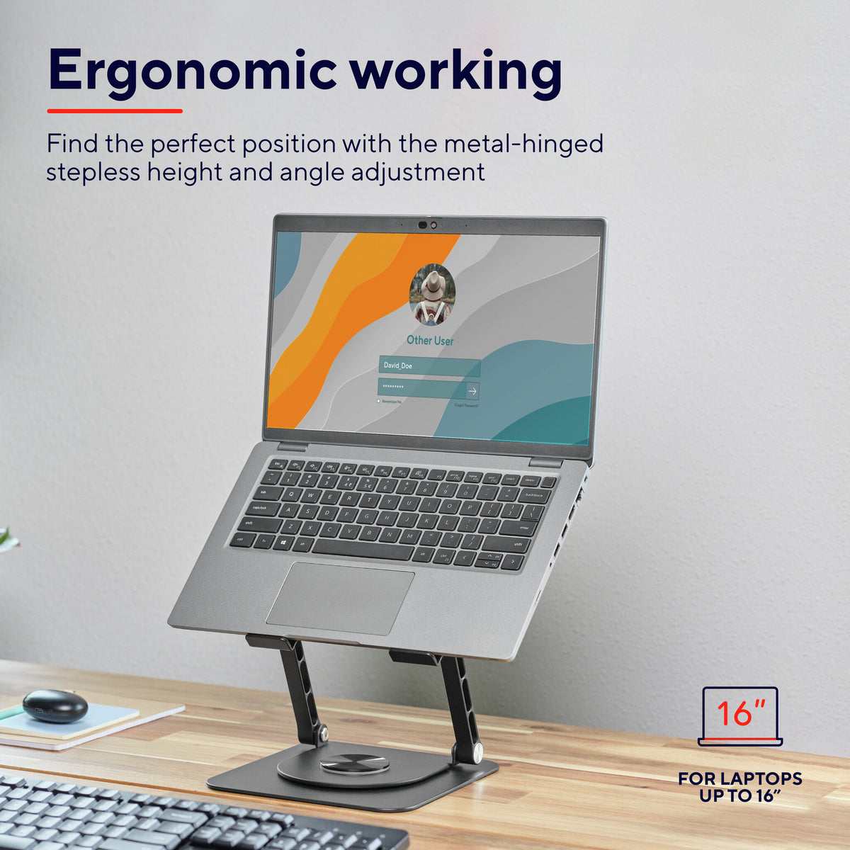 Trust Zeff Laptop stand Black 40.6 cm (16")