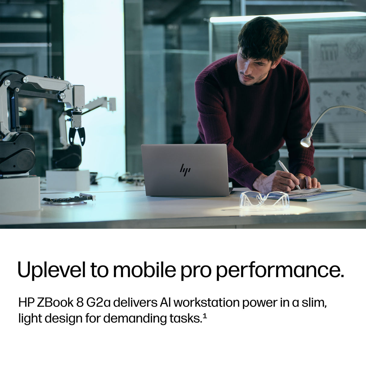 HP ZBook 8 G2a 16 inch Mobile Workstation PC - Data Science Copilot+ PC AMD Ryzen AI 7 PRO 40.6 cm (16") WUXGA 32 GB DDR5-SDRAM 1 TB SSD Wi-Fi 7 (802.11be) Windows 11 Pro AI Workstation, AI PC Silver