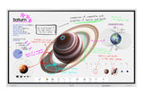Samsung Flip Pro WM75B interactive whiteboard 190.5 cm (75") 3840 x 2160 pixels Touchscreen Grey, White