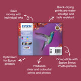 Epson Hummingbird Singlepack Black T0801 Claria Photographic Ink