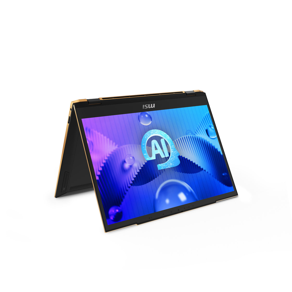 MSI Summit E13 AI Evo A1MTG-002UK Intel Core Ultra 7 155H Hybrid (2-in-1) 33.8 cm (13.3") Touchscreen Full HD+ 32 GB LPDDR5-SDRAM 1 TB SSD Wi-Fi 7 (802.11be) Windows 11 Pro Black