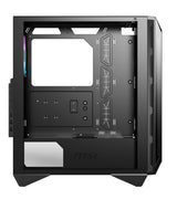 MSI MPG GUNGNIR 110R Mid Tower Gaming Computer Case Black, USB 3.2 Gen2 Type C, 4x 120mm ARGB Fan, Mystic Light Sync, 1 to 6 ARGB Control board, 2x Tempered Glass Panels, ATX, mATX, mini-ITX