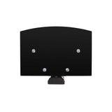 StarTech.com Dual Floating Wall-Mounted AV Shelves, Adjustable Height Shelf For Under TV, Organize A/V Equipment On Black Tempered Glass Shelves