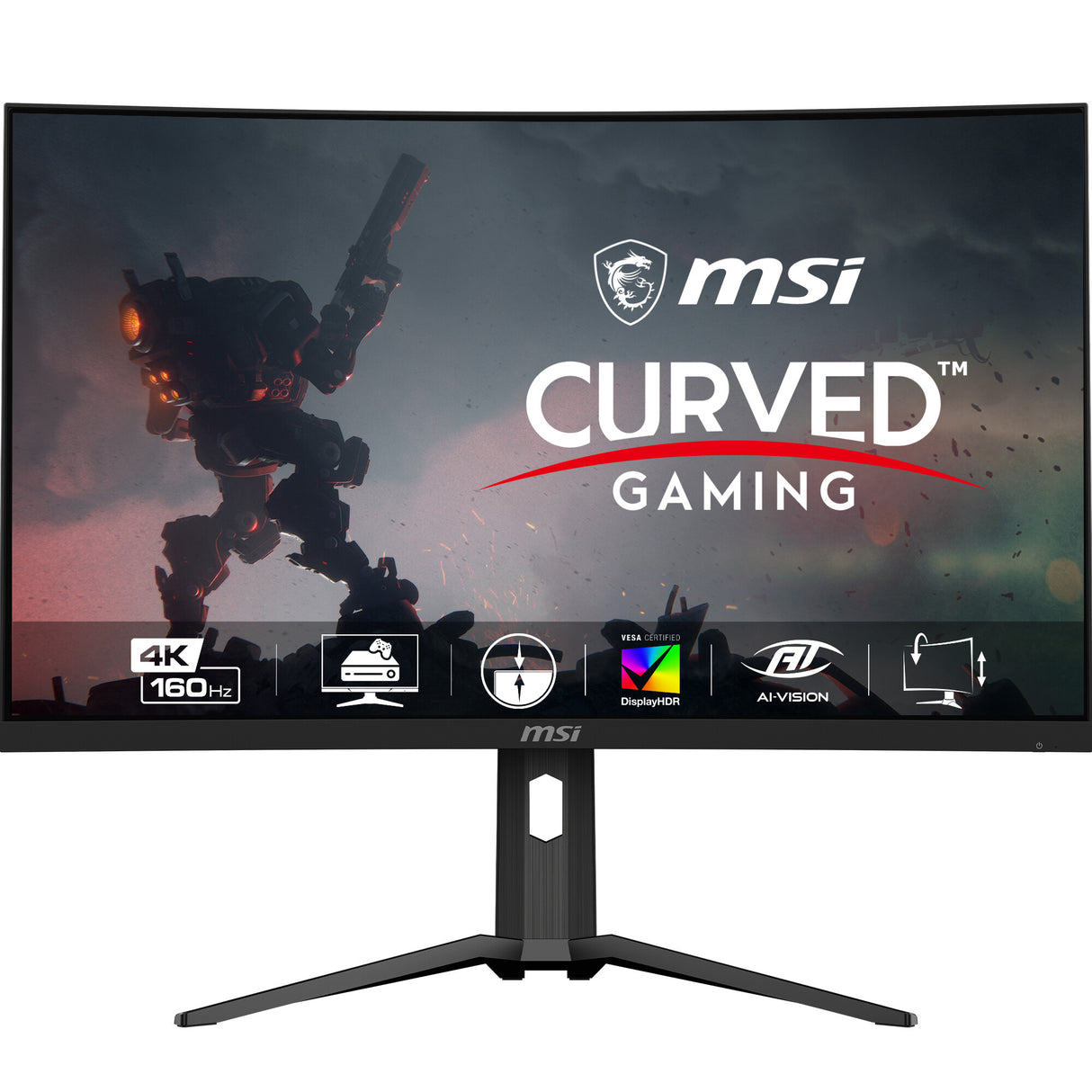 MSI MAG 321CUP computer monitor 80 cm (31.5") 3840 x 2160 pixels 4K Ultra HD Black