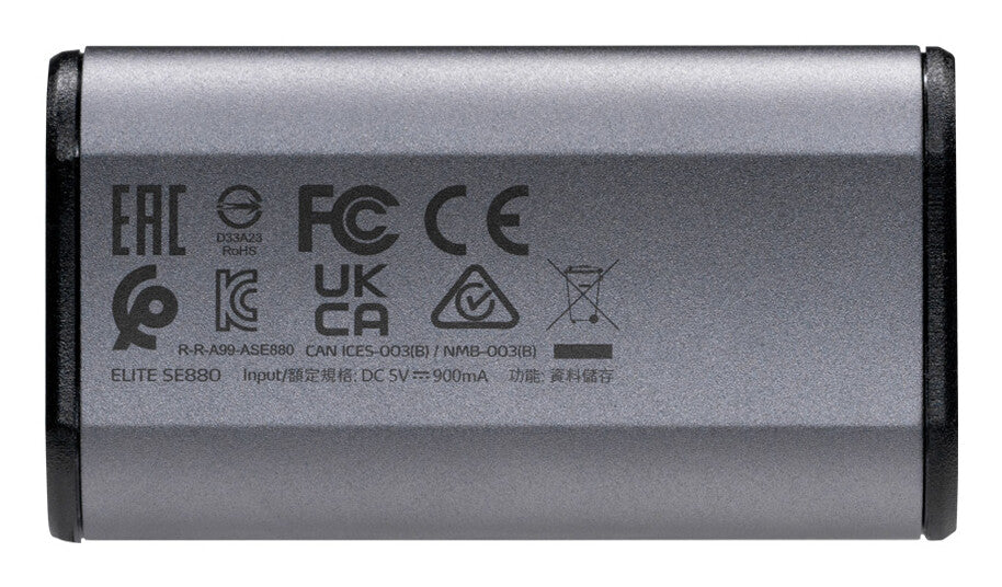 ADATA Elite SE880 4 TB USB Type-C USB 3.2 Gen 2x2 Grey