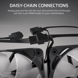 Corsair RS120 Computer case Fan 12 cm Black 3 pc(s)