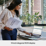 HP EliteBook 840 14 G9 Intel® Core™ i5 i5-1235U Laptop 35.6 cm (14") WUXGA 16 GB DDR5-SDRAM 512 GB SSD Wi-Fi 6E (802.11ax) Windows 11 Pro Silver