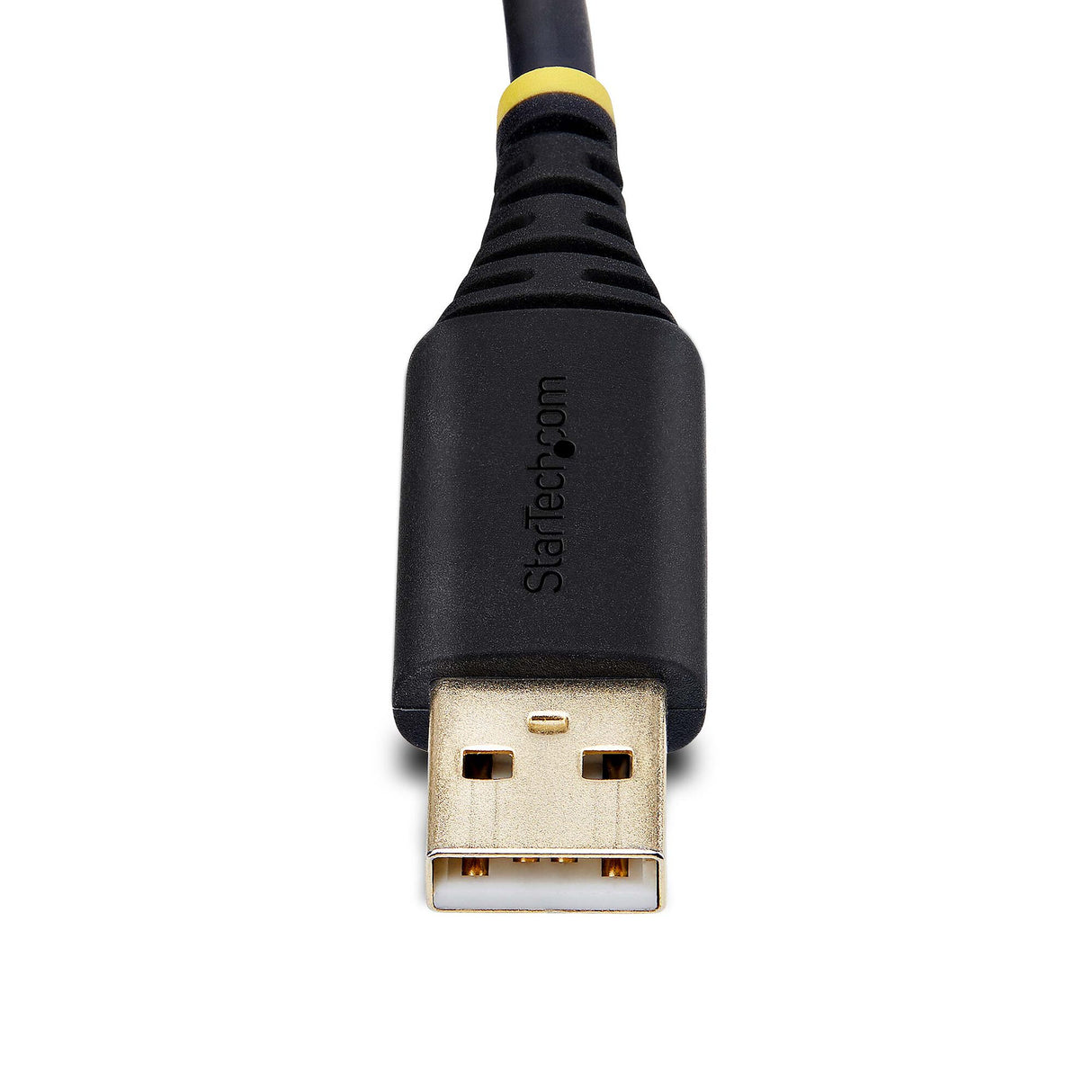StarTech.com 6.6ft (2m) USB to Null Modem Serial Adapter Cable, COM Retention, FTDI, USB-A to DB9 RS232, Interchangeable DB9 Screws/Nuts, Windows/macOS/Linux