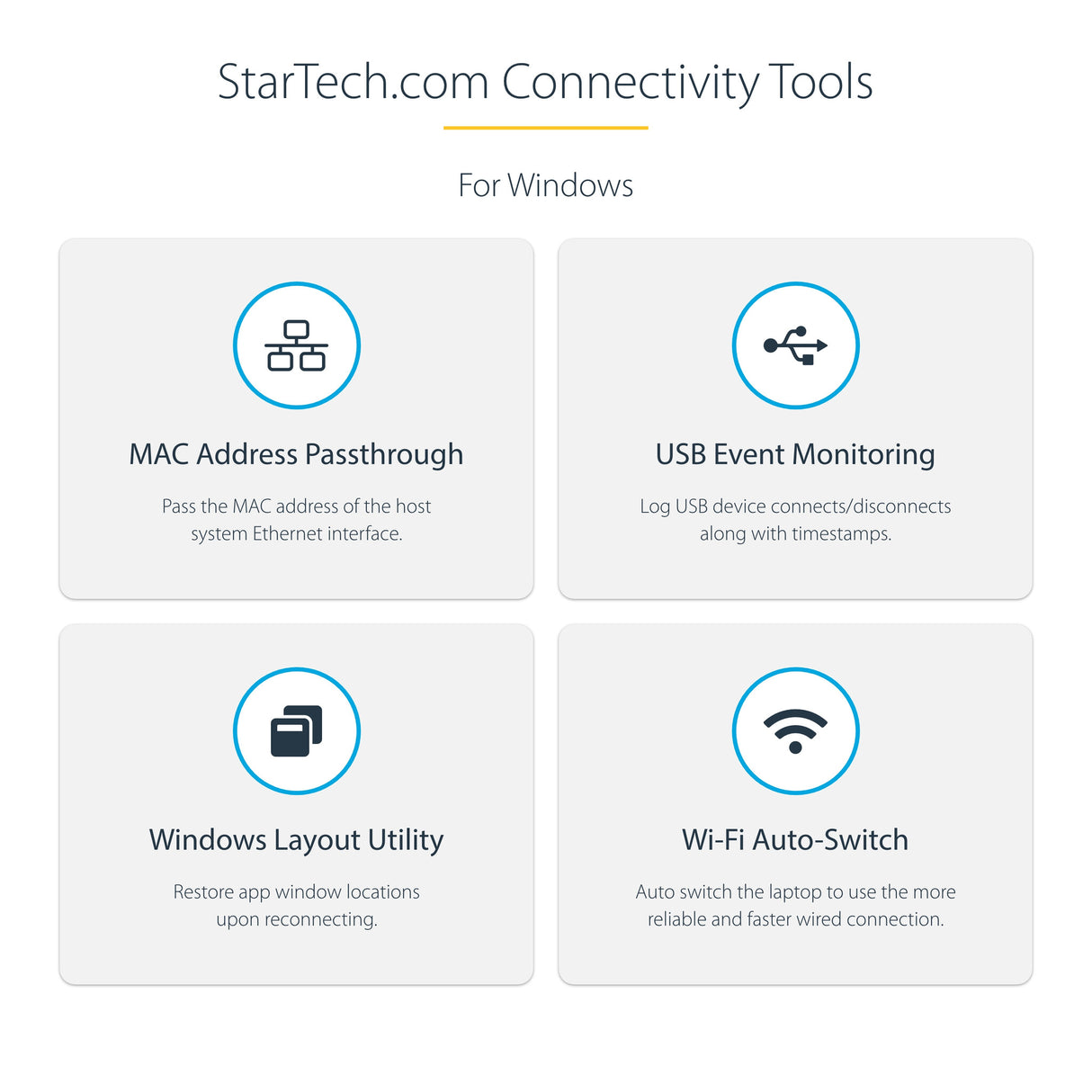 StarTech.com USB-C Multiport Adapter - 4K 60Hz HDMI - HDR - 2-Port 5Gbps USB 3.0 Hub - 100W Power Delivery Pass-Through - GbE - Works with Chromebook certified - Windows/macOS