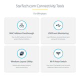 StarTech.com USB-C Multiport Adapter - 4K 60Hz HDMI - HDR - 2-Port 5Gbps USB 3.0 Hub - 100W Power Delivery Pass-Through - GbE - Works with Chromebook certified - Windows/macOS