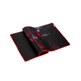 Marvo Scorpion G51 Noob XL Extra Large Size Non-Slip Microfibre Gaming Surface Mat (Black) Gaming mouse pad Black, Red