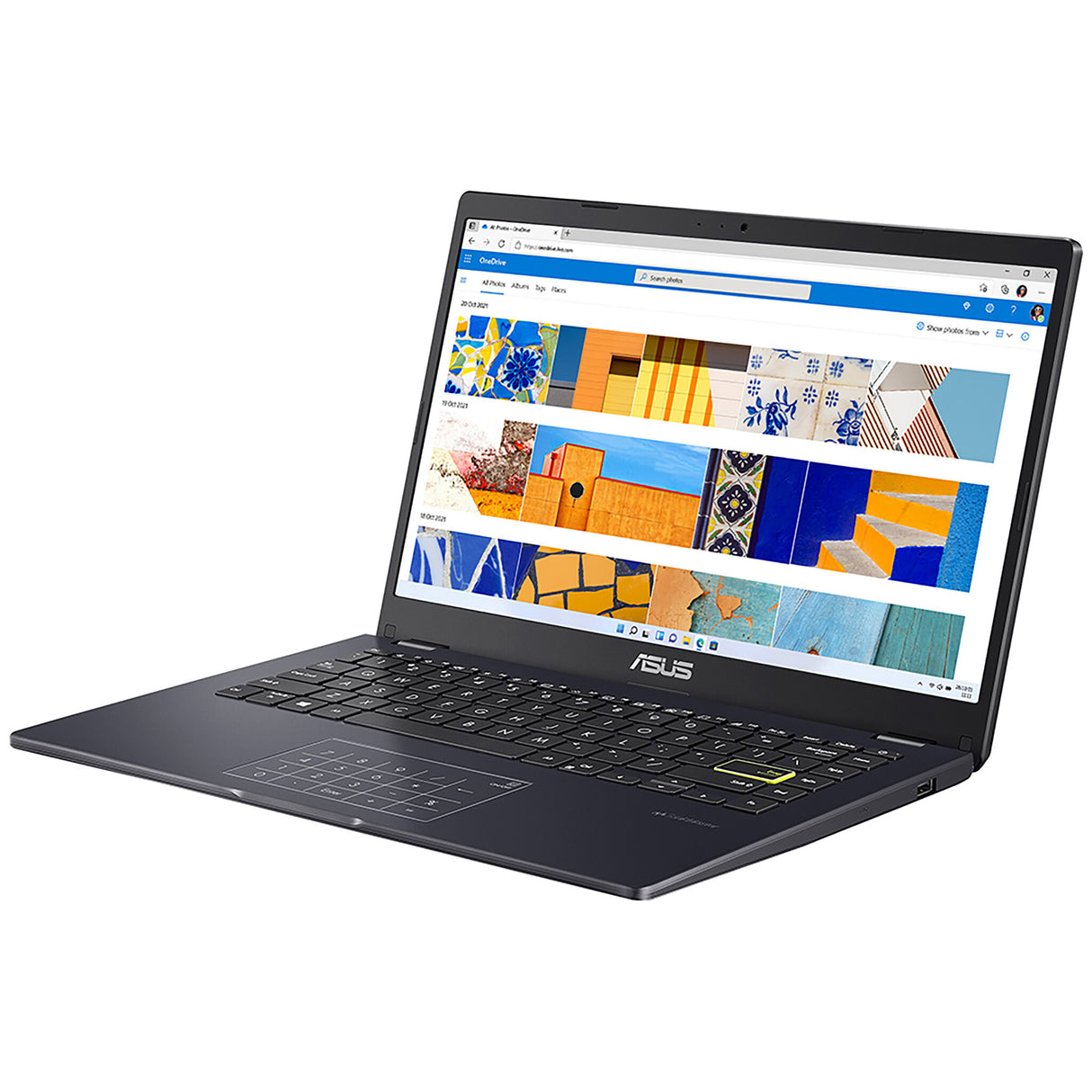 ASUS Vivobook Go 14 E410KA-EK383WS Intel® Celeron® N N4500 Laptop 35.6 cm (14") Full HD 4 GB DDR4-SDRAM 64 GB eMMC Wi-Fi 5 (802.11ac) Windows 11 Home in S mode Blue