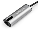 StarTech.com 2.5GbE USB C to Ethernet Adapter NBASE-T NIC - USB 3.0 Type C 2.5/1 Gigabit/100 Mbps Multi Speed Network/ USB 3.1 Laptop to RJ45/LAN Thunderbolt 3 Compatible/MacBook Pro Surface