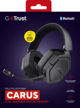 Trust GXT 493 Carus Headset Wired & Wireless Head-band, Helmet Gaming USB Type-C / USB Type-A Bluetooth Black